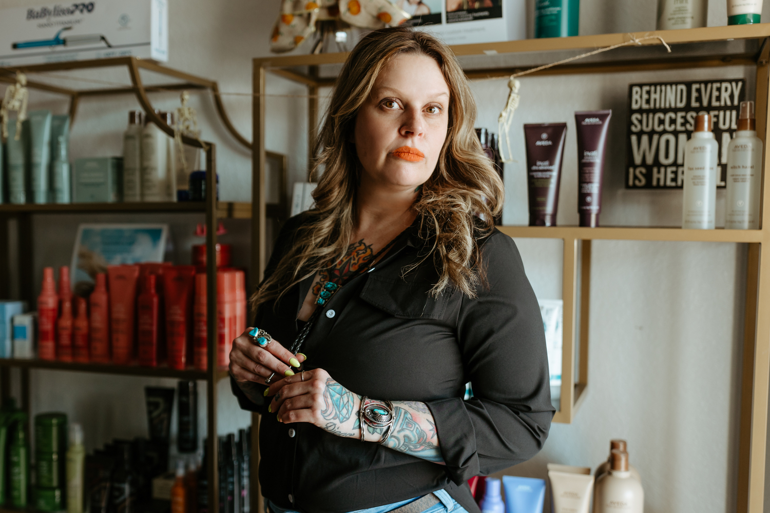 Master Stylist in Boerne, TX Amber Segovia. Formerly located at Beehive Hair Studio in Boerne, you can now schedule with Amber at Brilliant Gems Hair Studio located at 117 West Highland Drive, Boerne, TX